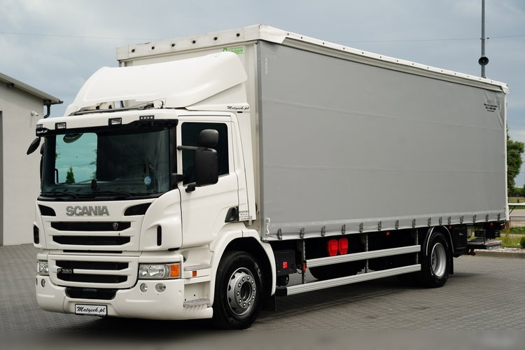 Scania P 320 / SOLÓWKA / FIRANKA - 8, 5 M / 4X2 / WINDA DHOLLANDIA / MOCNA PODŁOGA / EURO 6 zdjęcie 1