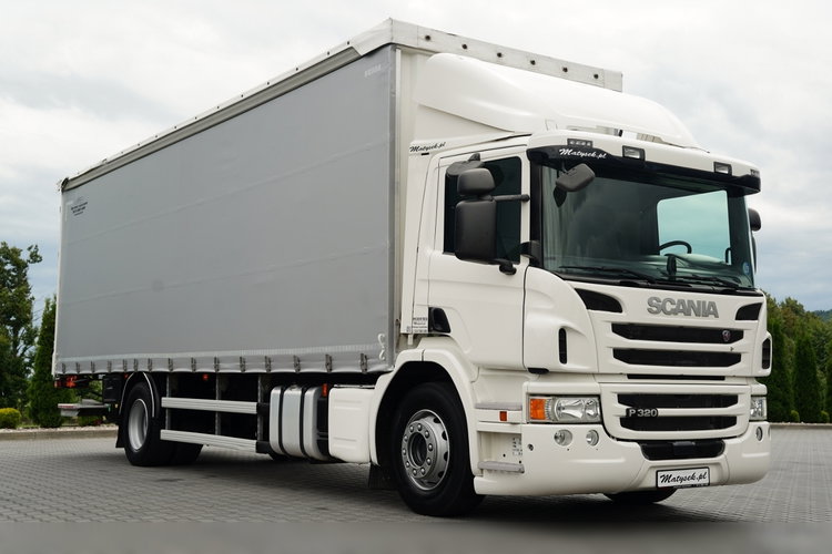 Scania P 320 / SOLÓWKA / FIRANKA - 8, 5 M / 4X2 / WINDA DHOLLANDIA / MOCNA PODŁOGA / EURO 6 zdjęcie 7