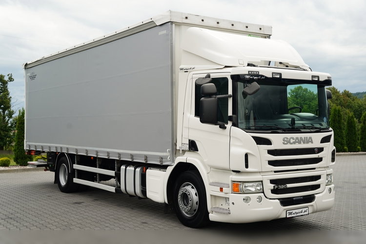 Scania P 320 / SOLÓWKA / FIRANKA - 8, 5 M / 4X2 / WINDA DHOLLANDIA / MOCNA PODŁOGA / EURO 6 zdjęcie 8