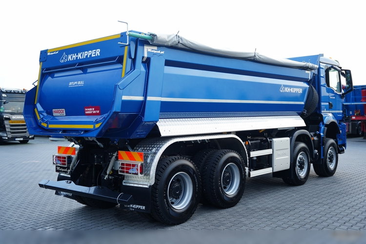 MAN TGS 41.480 / 8X8 / WYWROTKA / TYLNOZSYPOWA / KH KIPPER / HARDOX / BOGATE WYPOSAŻENIE / zdjęcie 11