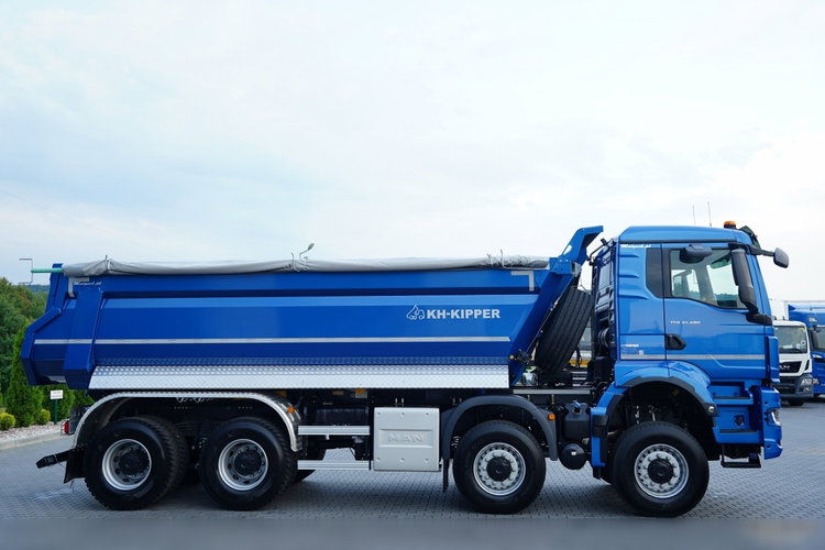 MAN TGS 41.480 / 8X8 / WYWROTKA / TYLNOZSYPOWA / KH KIPPER / HARDOX / BOGATE WYPOSAŻENIE / zdjęcie 12