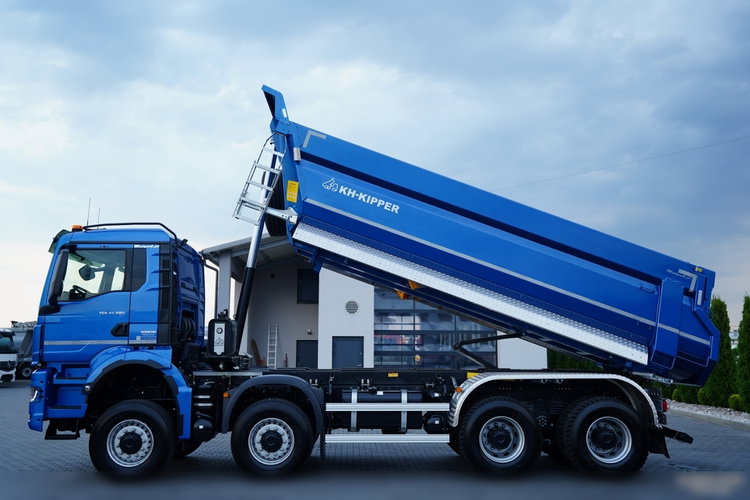 MAN TGS 41.480 / 8X8 / WYWROTKA / TYLNOZSYPOWA / KH KIPPER / HARDOX / BOGATE WYPOSAŻENIE / zdjęcie 2