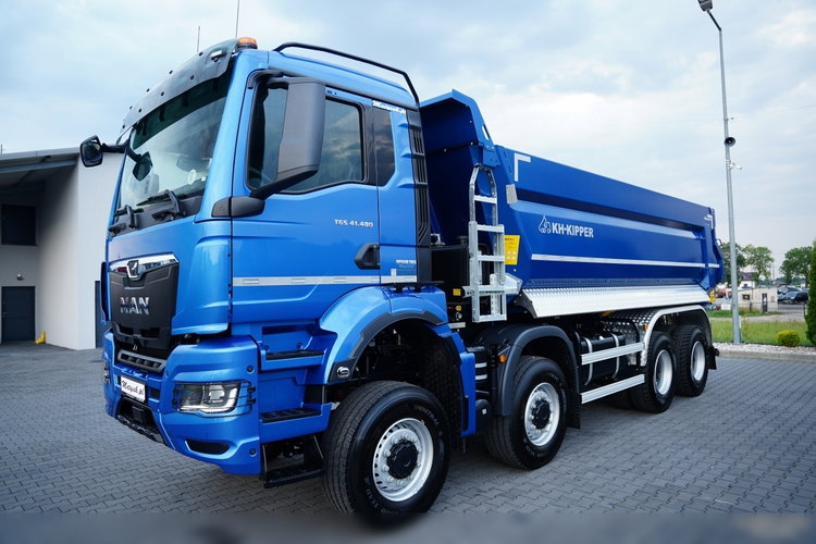 MAN TGS 41.480 / 8X8 / WYWROTKA / TYLNOZSYPOWA / KH KIPPER / HARDOX / BOGATE WYPOSAŻENIE / zdjęcie 8