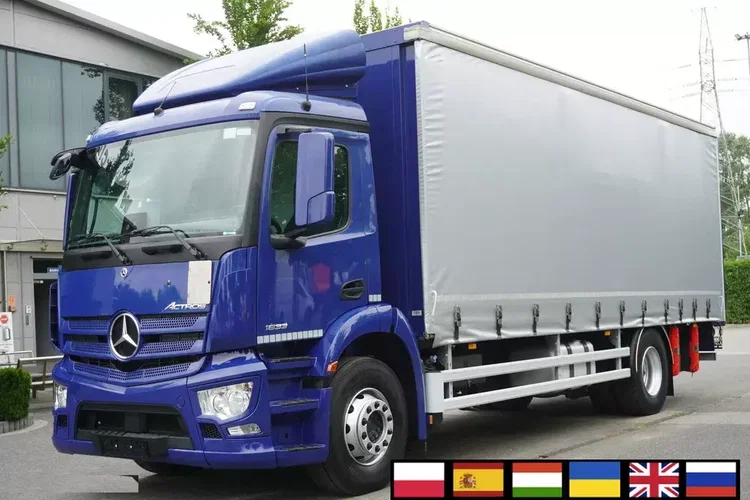 Mercedes Actros 1833 / Firanka 18 EPAL / 200 tys. km_251229 zdjęcie 1