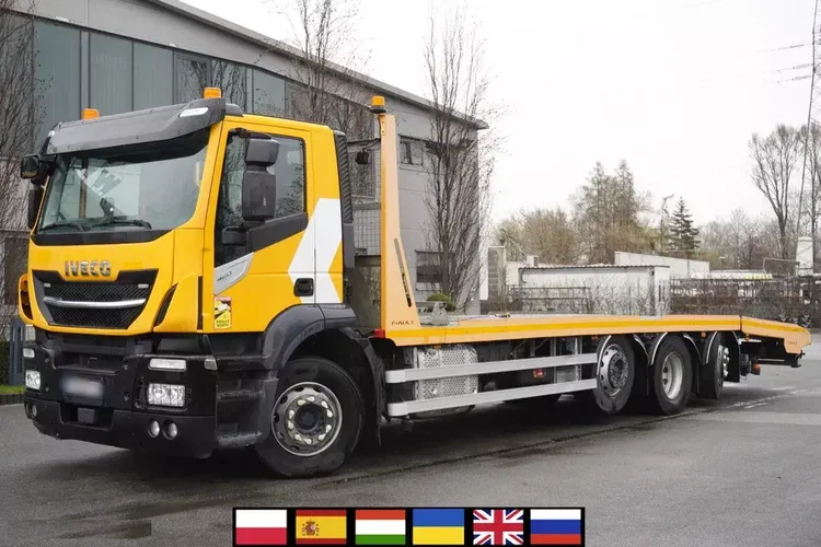 Iveco Stralis 420 8x2 / Zabudowa laweta Fiault / 2 osie skrętne / 17.6 t ładowności_251096 zdjęcie 1
