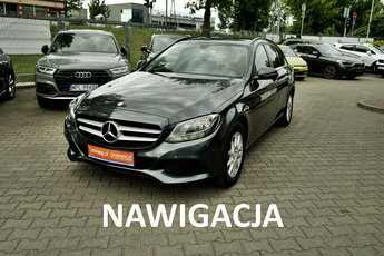 Mercedes C 180 1.6D NAVI, skóra, 2015r.