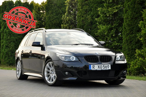 BMW 530 3.0d(235KM) M-Pakiet Xenon Navi Panorama HeadUp El.Fotele Skóry Alu18"
