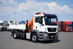 MAN TGS / 18.480 / E 6 / 4 X 4 / WYWROTKA + HDS / PALFINGER PK 20001 / PILOT zdjęcie 19