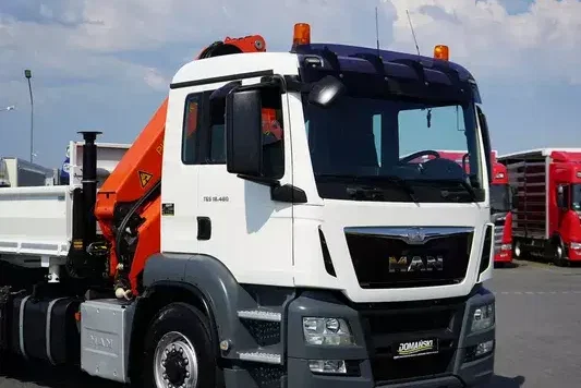 MAN TGS / 18.480 / E 6 / 4 X 4 / WYWROTKA + HDS / PALFINGER PK 20001 / PILOT zdjęcie 20