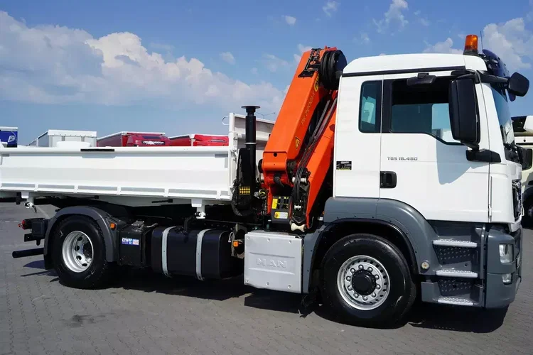 MAN TGS / 18.480 / E 6 / 4 X 4 / WYWROTKA + HDS / PALFINGER PK 20001 / PILOT zdjęcie 25