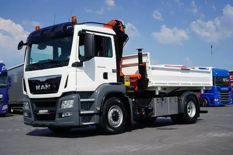 MAN TGS / 18.480 / E 6 / 4 X 4 / WYWROTKA + HDS / PALFINGER PK 20001 / PILOT zdjęcie 29
