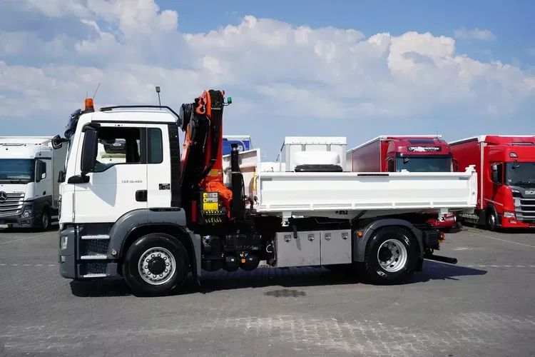 MAN TGS / 18.480 / E 6 / 4 X 4 / WYWROTKA + HDS / PALFINGER PK 20001 / PILOT zdjęcie 31