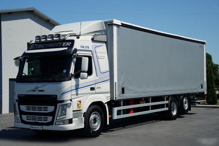 Volvo FM 370 / SOLÓWKA / FIRANKA - 9.1 M / 6X2 / WINDA DHOLLANDIA - 2 000 KG / MOCNA PODŁOGA / KLIMA POSTOJOWA / I- SHIFT / EURO 6 zdjęcie 1