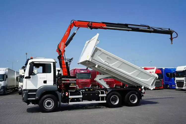 MAN / TGS / 33.420 / E 6 / WYWROTKA + HDS / FASSI F 175 / 6 X 4 / HYDROBURTA zdjęcie 23