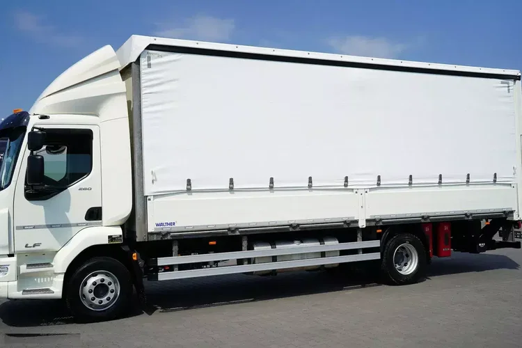 DAF LF / 260 / E 6 / ACC / BURTOFIRANKA + WINDA / ŁAD. 8 975 KG / 18 PALET zdjęcie 7