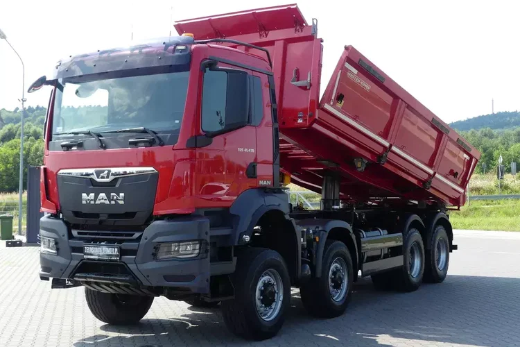 TGS 41.470 / 8x8 / WYWROTKA MEILLER 3-STR HYDROBURTA / MANUAL / zdjęcie 1