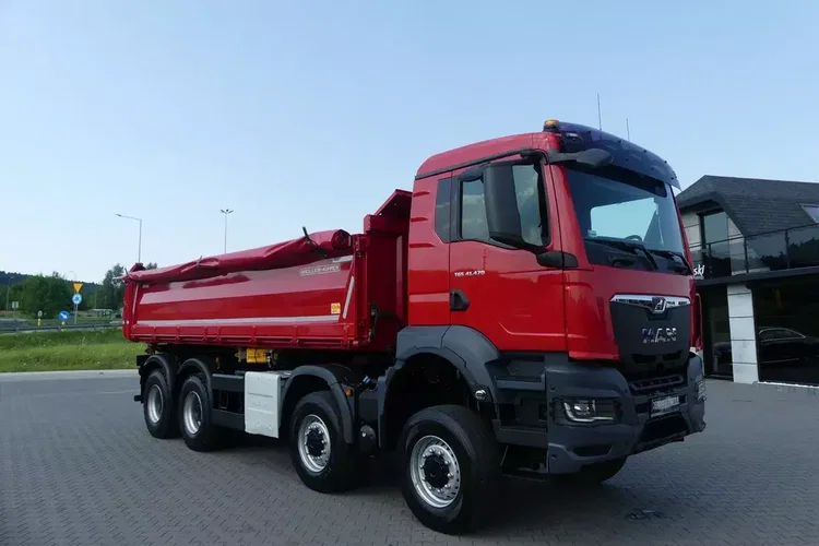 TGS 41.470 / 8x8 / WYWROTKA MEILLER 3-STR HYDROBURTA / MANUAL / zdjęcie 13