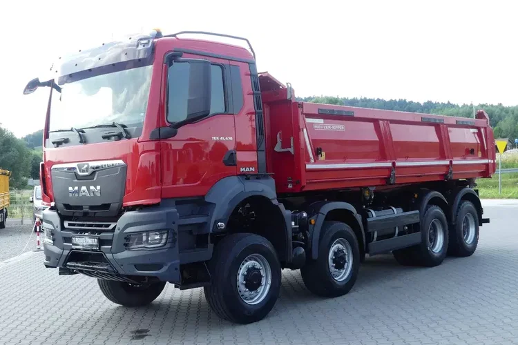 TGS 41.470 / 8x8 / WYWROTKA MEILLER 3-STR HYDROBURTA / MANUAL / zdjęcie 5