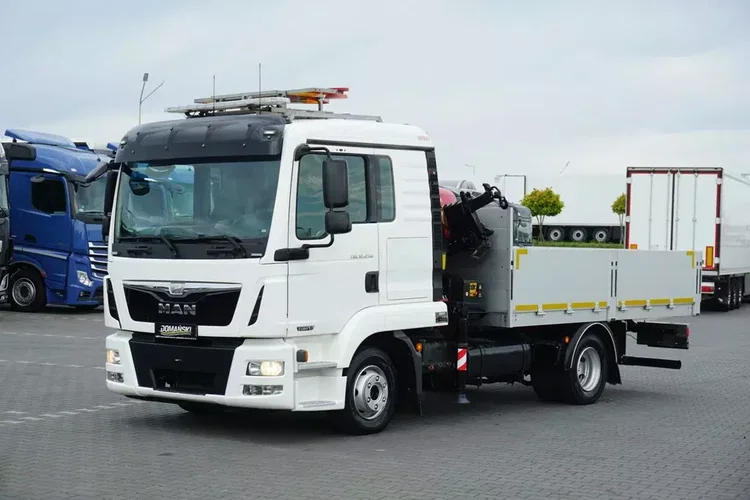MAN / TGL / 12.250 / SKRZYNIOWY + HDS / FASSI F 65 / PILOT zdjęcie 12