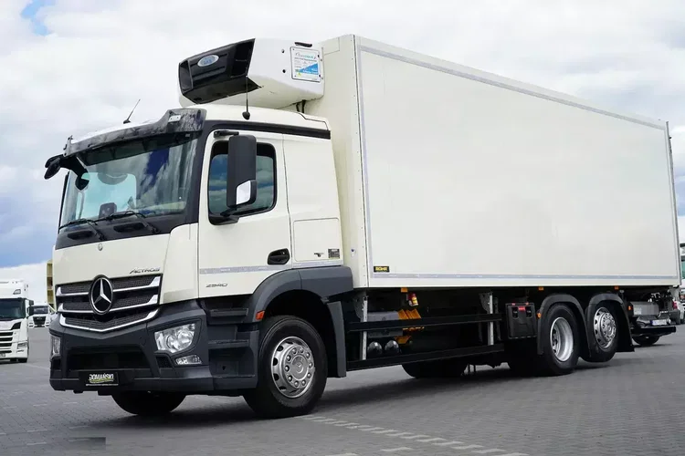 Mercedes ACTROS / 2540 / ACC / E 6 / CHŁODNIA + WINDA / 20 PALET / OŚ SKRĘTNA zdjęcie 14