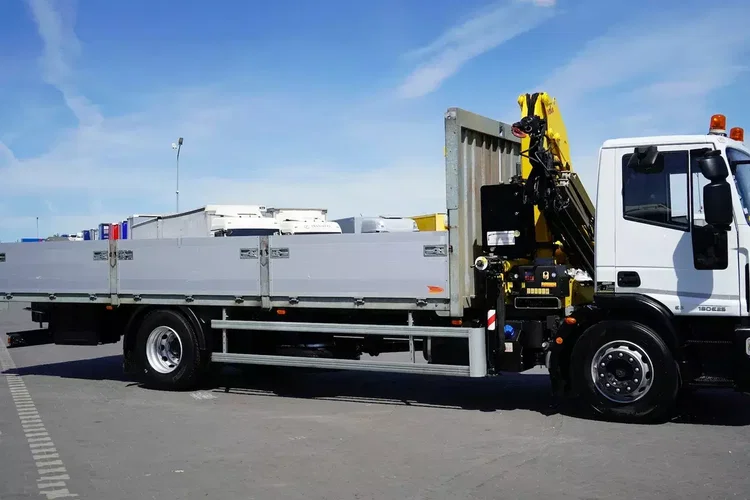 Iveco EUROCARGO / 180E25 / SKRZYNIOWY + HDS / HYVA HB 150 X / ROTATOR / WIDŁY / PILOT zdjęcie 10