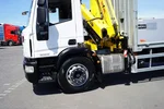 Iveco EUROCARGO / 180E25 / SKRZYNIOWY + HDS / HYVA HB 150 X / ROTATOR / WIDŁY / PILOT zdjęcie 11