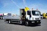 Iveco EUROCARGO / 180E25 / SKRZYNIOWY + HDS / HYVA HB 150 X / ROTATOR / WIDŁY / PILOT zdjęcie 23