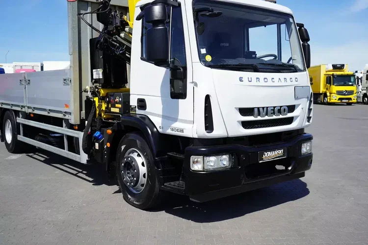 Iveco EUROCARGO / 180E25 / SKRZYNIOWY + HDS / HYVA HB 150 X / ROTATOR / WIDŁY / PILOT zdjęcie 27