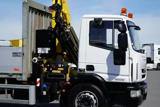 Iveco EUROCARGO / 180E25 / SKRZYNIOWY + HDS / HYVA HB 150 X / ROTATOR / WIDŁY / PILOT zdjęcie 28