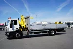 Iveco EUROCARGO / 180E25 / SKRZYNIOWY + HDS / HYVA HB 150 X / ROTATOR / WIDŁY / PILOT zdjęcie 34