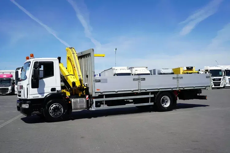 Iveco EUROCARGO / 180E25 / SKRZYNIOWY + HDS / HYVA HB 150 X / ROTATOR / WIDŁY / PILOT zdjęcie 34