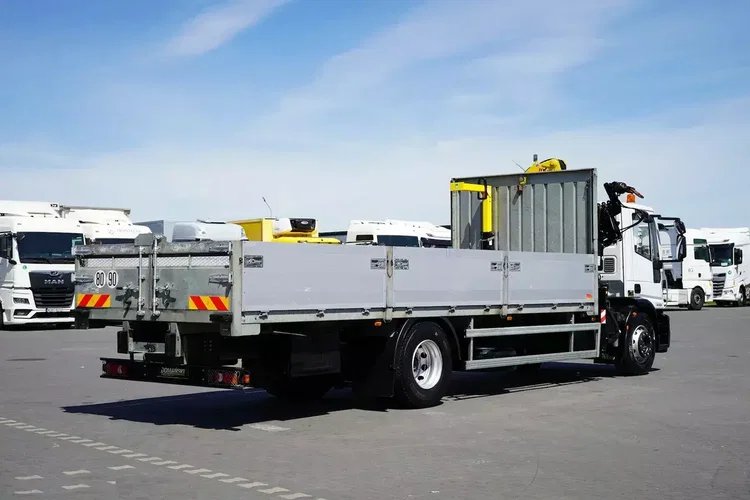 Iveco EUROCARGO / 180E25 / SKRZYNIOWY + HDS / HYVA HB 150 X / ROTATOR / WIDŁY / PILOT zdjęcie 39