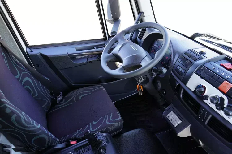 Iveco EUROCARGO / 180E25 / SKRZYNIOWY + HDS / HYVA HB 150 X / ROTATOR / WIDŁY / PILOT zdjęcie 6