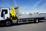 Iveco EUROCARGO / 180E25 / SKRZYNIOWY + HDS / HYVA HB 150 X / ROTATOR / WIDŁY / PILOT zdjęcie 9