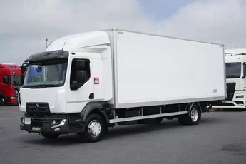 Renault / D 16 / 280 / ACC / EURO 6 / KONTENER + WINDA / ŁAD. 9095 KG / 18 PALET