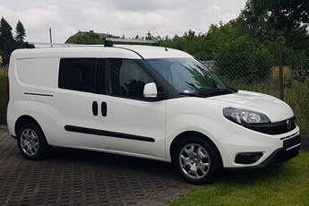 Fiat Doblo MAXI 5-OSÓB DŁUGI KLIMA 6-BIEGÓW L2H1 KRAJOWY 2xDRZWI PRZESUWNE