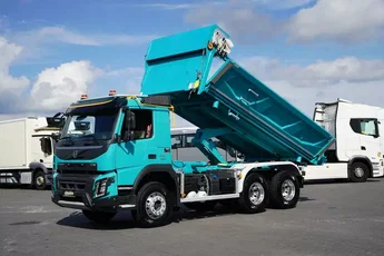 Volvo / FMX / 410 / E 6 / WYWROTKA / 6 X 4 / HYDROBURTA / OŚ PODNOSZONA