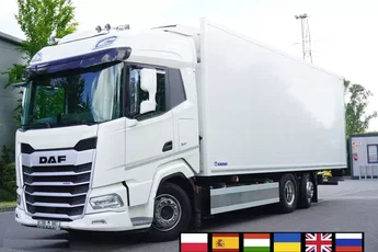DAF XF 450 6x2 / Chłodnia KRONE 20 EPAL / Carrier Supra 1250 / oś skrętna / 2023_253649