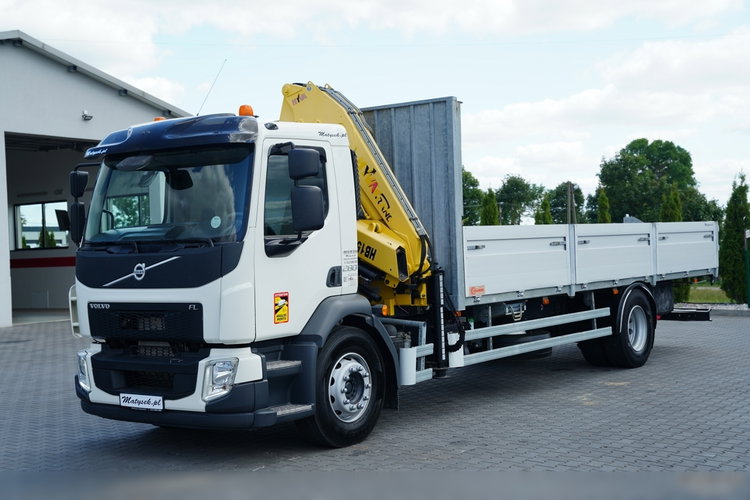 Volvo FL 280 / 4x2 / SKRZYNIOWY - 7.2 M / HDS HYVA CRANE HB 150- 10 M / MAX UDŹWIG 5 200 KG / ROTATOR / PILOT / KAMERA / EURO 6 zdjęcie 7