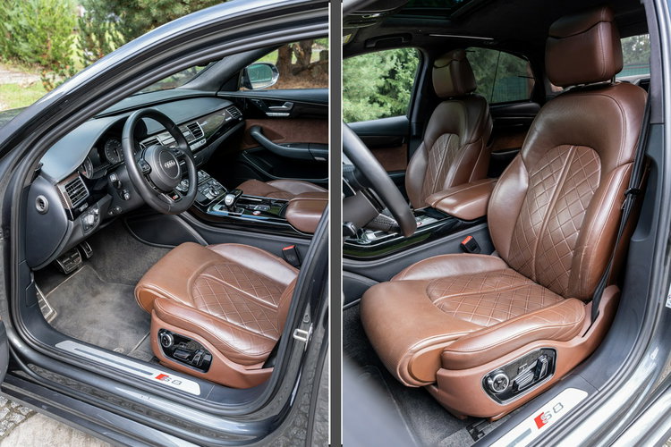 Audi S8 Plus / 4.0 TFSI 605KM / Concaver / Panorama / Masaże / Ceramika / FV zdjęcie 29