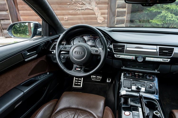 Audi S8 Plus / 4.0 TFSI 605KM / Concaver / Panorama / Masaże / Ceramika / FV zdjęcie 47