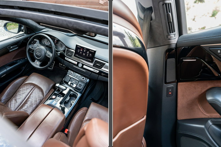 Audi S8 Plus / 4.0 TFSI 605KM / Concaver / Panorama / Masaże / Ceramika / FV zdjęcie 56