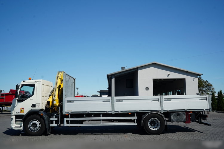 DAF LF 250 / 4X2 / SKRZYNIOWY - 7.3 + HDS HYVA HB 150X -E3 / STEROWANIE RADIOWE / ROTATOR / MAX UDŹWIG: 5200 KG / EURO 6 zdjęcie 9