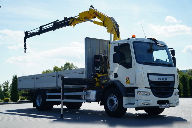 DAF LF 250 / 4X2 / SKRZYNIOWY - 7.3 + HDS HYVA HB 150X -E3 / STEROWANIE RADIOWE / ROTATOR / MAX UDŹWIG: 5200 KG / EURO 6 zdjęcie 6