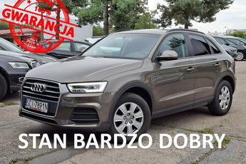 Audi Q3 Klimatronic 2-stref, Podgrz. fotele, Hak, Bi-Xenon, PDC, 2 kpl. kół