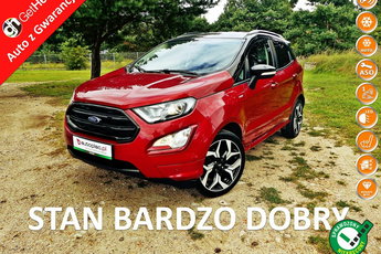 Ford EcoSport 1.0 EB 140 ST-LINE Climatronic Alu Elektryka LED Alcantara Po Serwisie