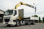 DAF LF 250 / 4X2 / SKRZYNIOWY - 7.3 + HDS HYVA HB 150X -E3 / STEROWANIE RADIOWE / ROTATOR / MAX UDŹWIG: 5200 KG / EURO 6 zdjęcie 1