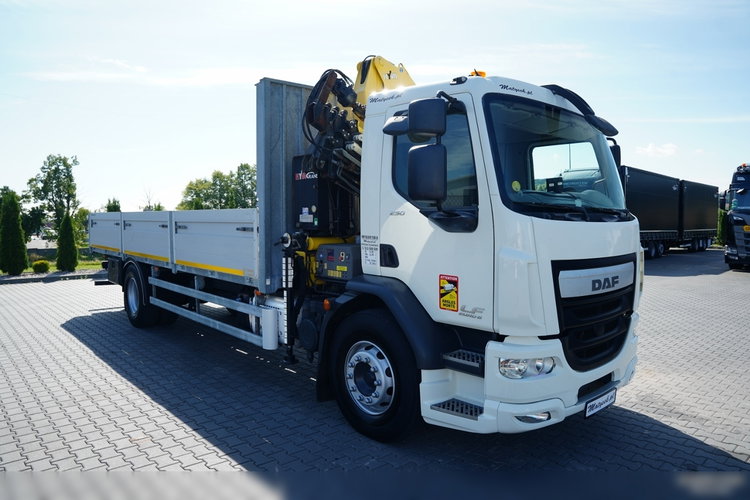 DAF LF 250 / 4X2 / SKRZYNIOWY - 7.3 + HDS HYVA HB 150X -E3 / STEROWANIE RADIOWE / ROTATOR / MAX UDŹWIG: 5200 KG / EURO 6 zdjęcie 11