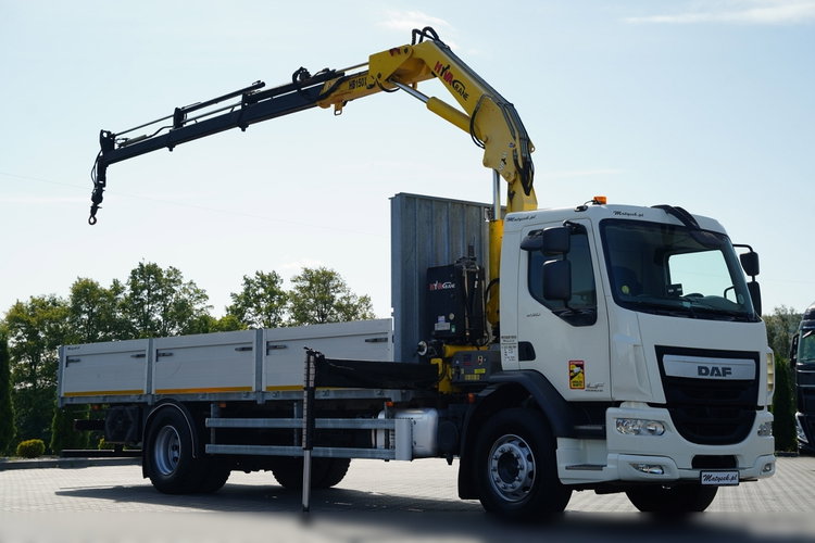 DAF LF 250 / 4X2 / SKRZYNIOWY - 7.3 + HDS HYVA HB 150X -E3 / STEROWANIE RADIOWE / ROTATOR / MAX UDŹWIG: 5200 KG / EURO 6 zdjęcie 6