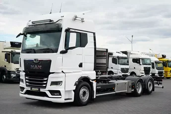 MAN TGX / 26.510 / GX / ACC / E 6 / RETARDER / BDF / OŚ SKRĘTNA / 7.15 M , 7.45 M
